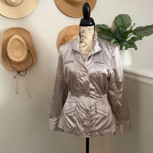 Lightweight silver jacket